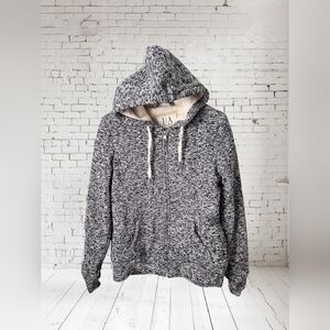 IA Icon Apparel Gray Hooded Zip Up Sweatershirt